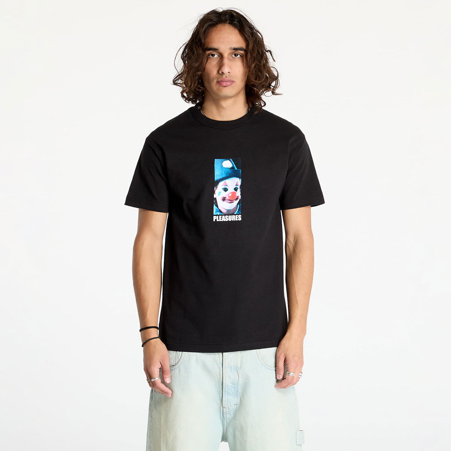 Тениска Pleasures Clown T-Shirt Black Черно | P24F063 BLACK, 0