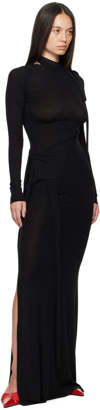 Pокля Ottolinger Ottolinger Deconstructed Maxi Dress Черно | 1040301921, 3