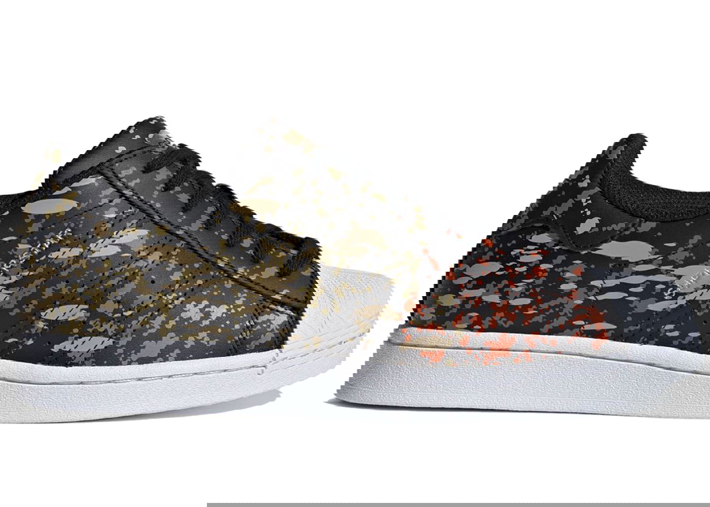 Кецове и обувки adidas Originals Superstar Splashes, Splatter and Drips Black Черно | FX5538, 0