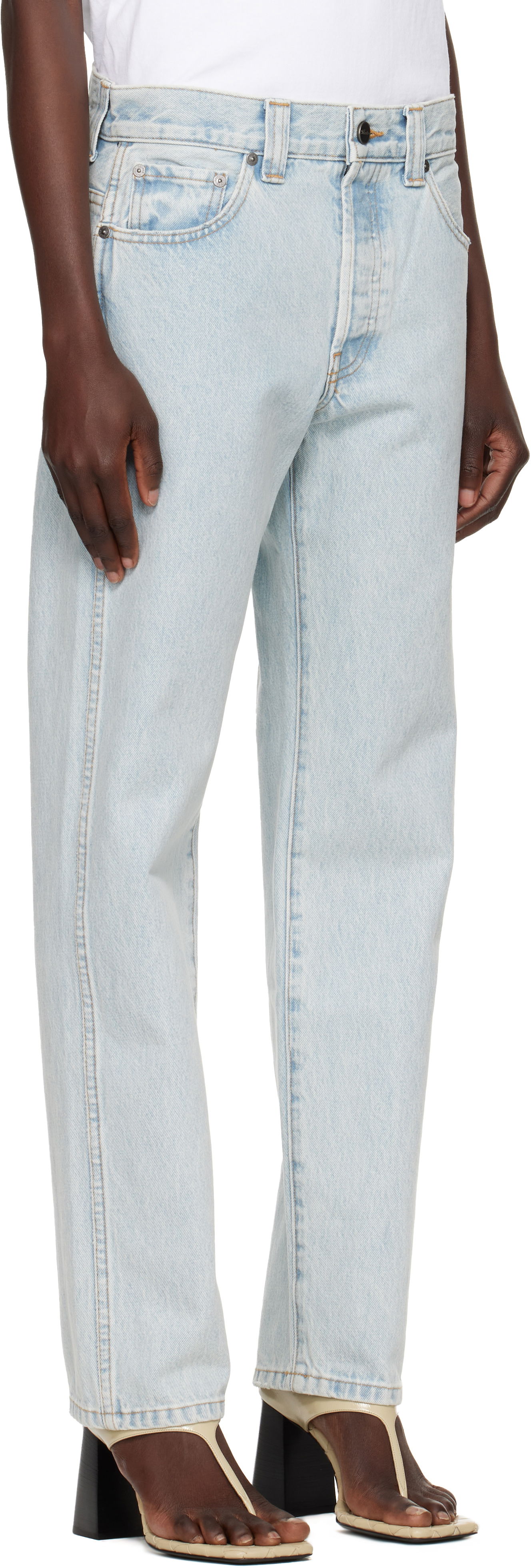 Дънки Khaite Khaite Callum Jeans Синьо | 1166908037, 1