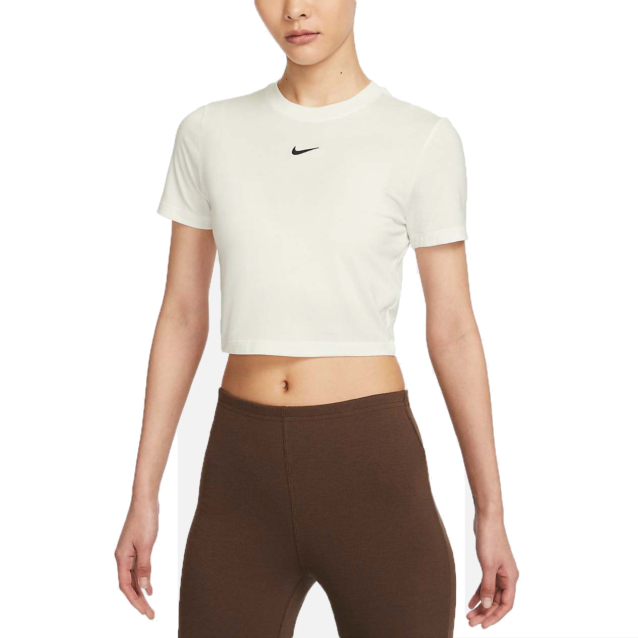 Съкратен топ Nike Sportswear Essential Crop Top Бяло | FB2874-133, 0