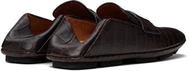 Облекло Dolce & Gabbana Dolce&Gabbana Calfskin Driver Loafers Кафяво | A50583AA446, 4