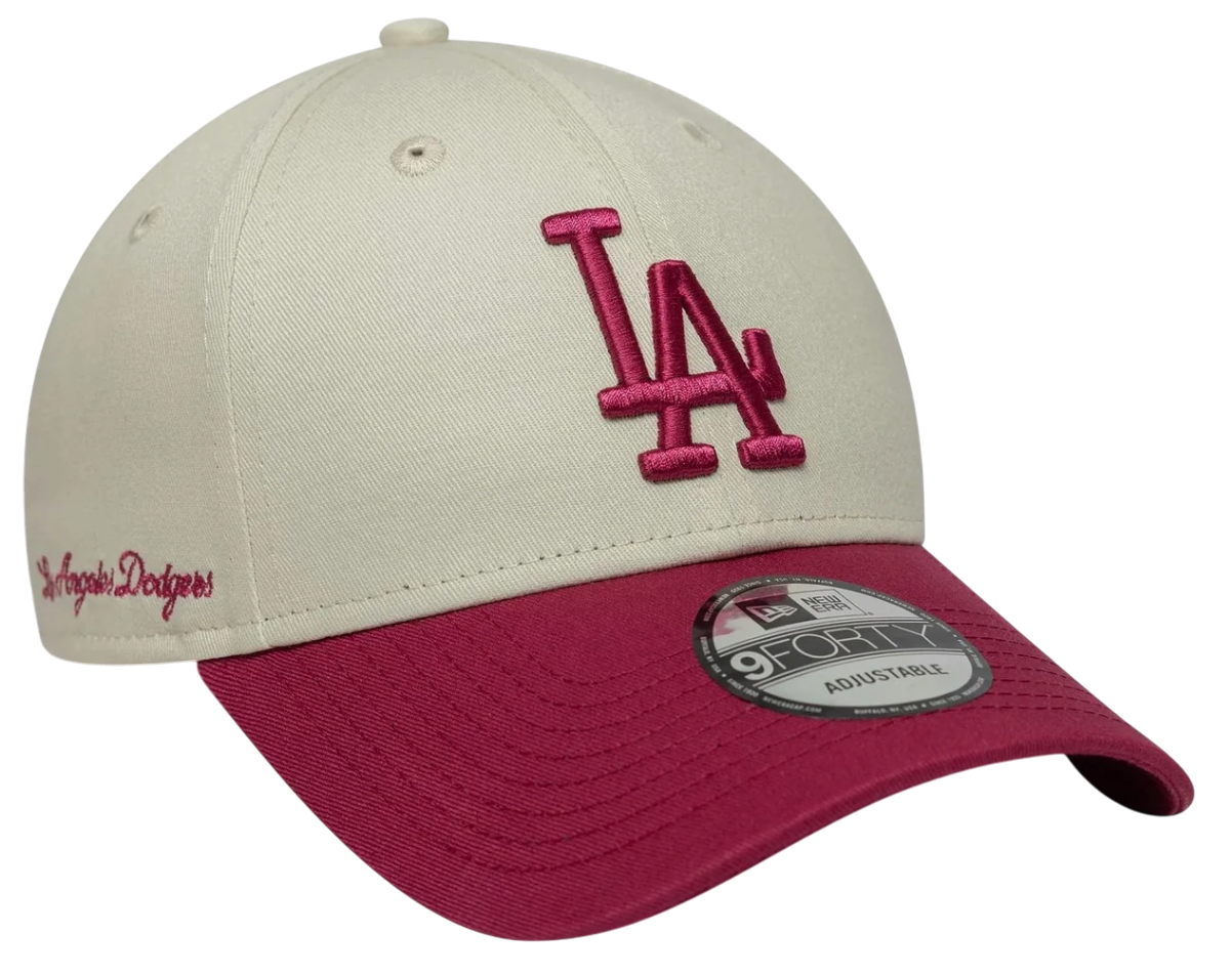 Шапка с козирка New Era MLB Los Angeles Dodgers Side Script 9Forty Adjustable Cap Многоцветен | 60667556-60667556, 1