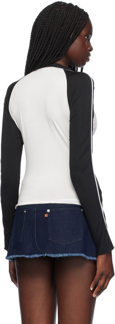 Тениска Miaou Miaou Madeline Long Sleeve T-Shirt Бяло | 7126TJBBLK, 2