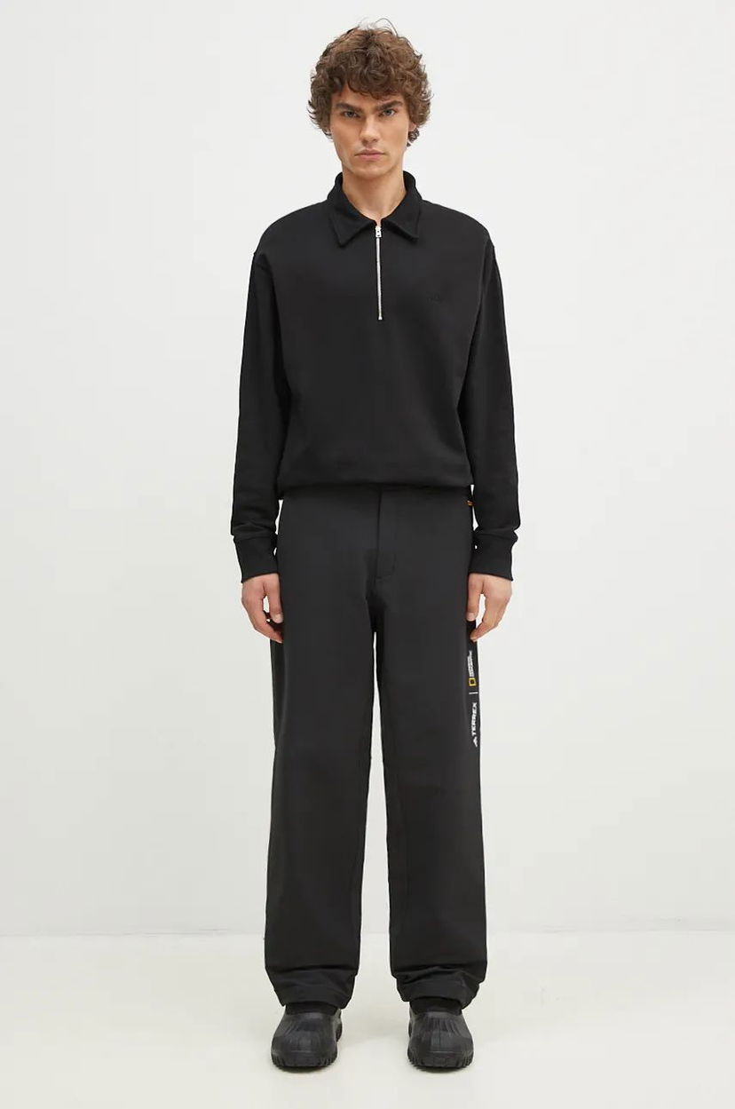 Суитчър NORSE PROJECTS Relaxed Half Zip Sweatshirt Черно | N20.1369.9999