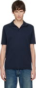 Paul Smith Ribbed Cotton Open-Collar Polo