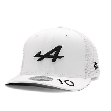 Шапка с козирка New Era 9FIFTY Original Fit Pre-Curved - Pierre Gasly - Alpine F1 - White M/L Бяло | 60509846, 0