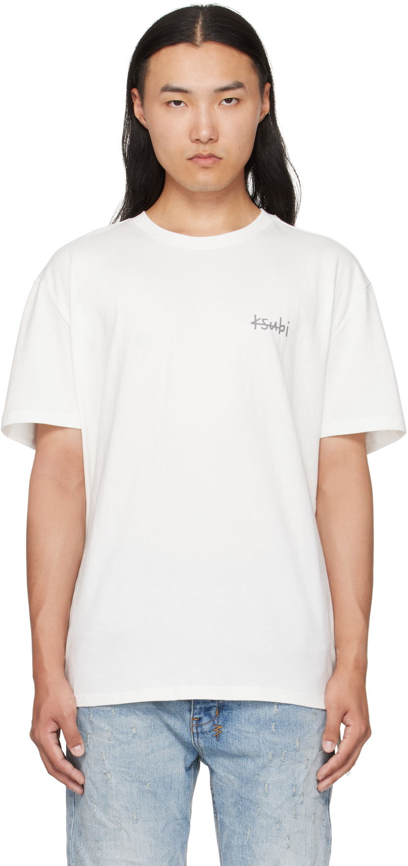 Тениска Ksubi Ksubi All Day Biggie T-Shirt Бяло | MFA25TE003
