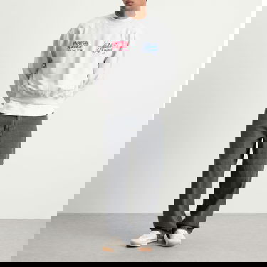 Суитчър adidas Originals OG LA Crew Sweat Сиво | JX3805, 4