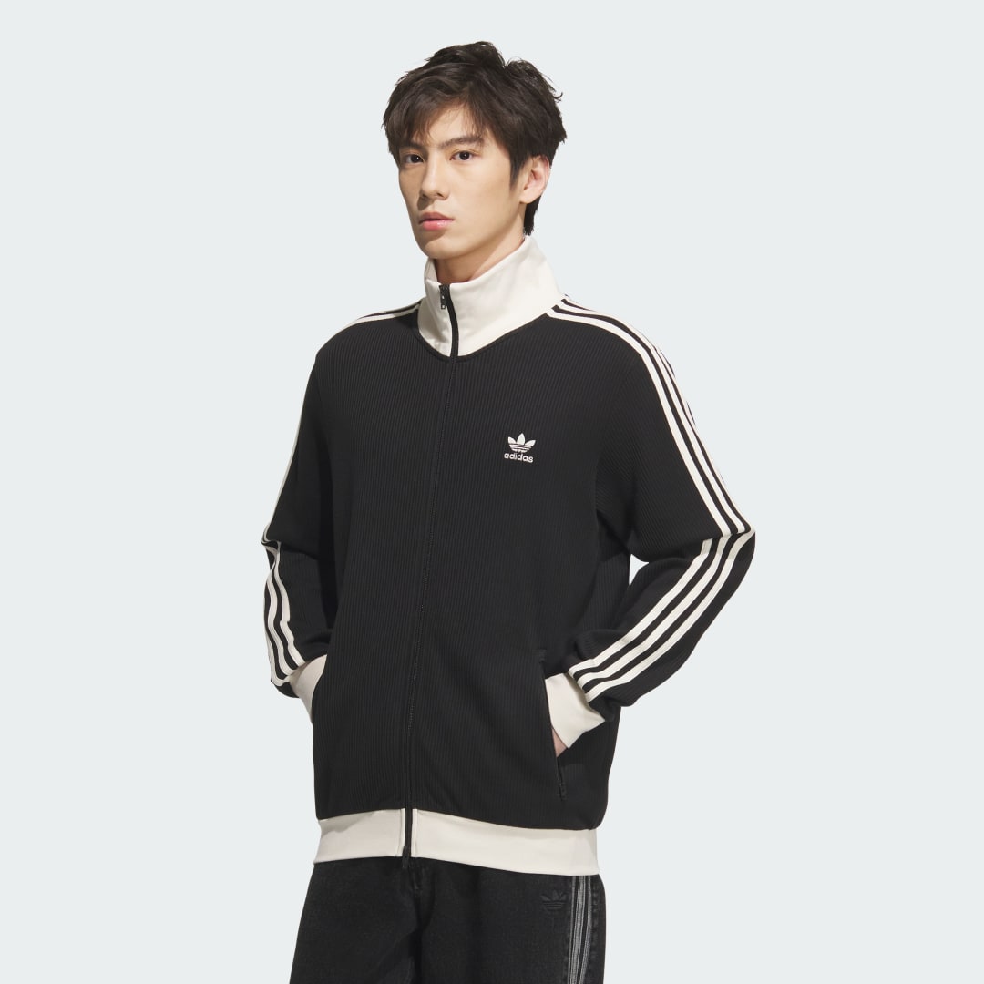 Суитчър adidas Performance Waffle Basketball Track Top Черно | JV9264, 0
