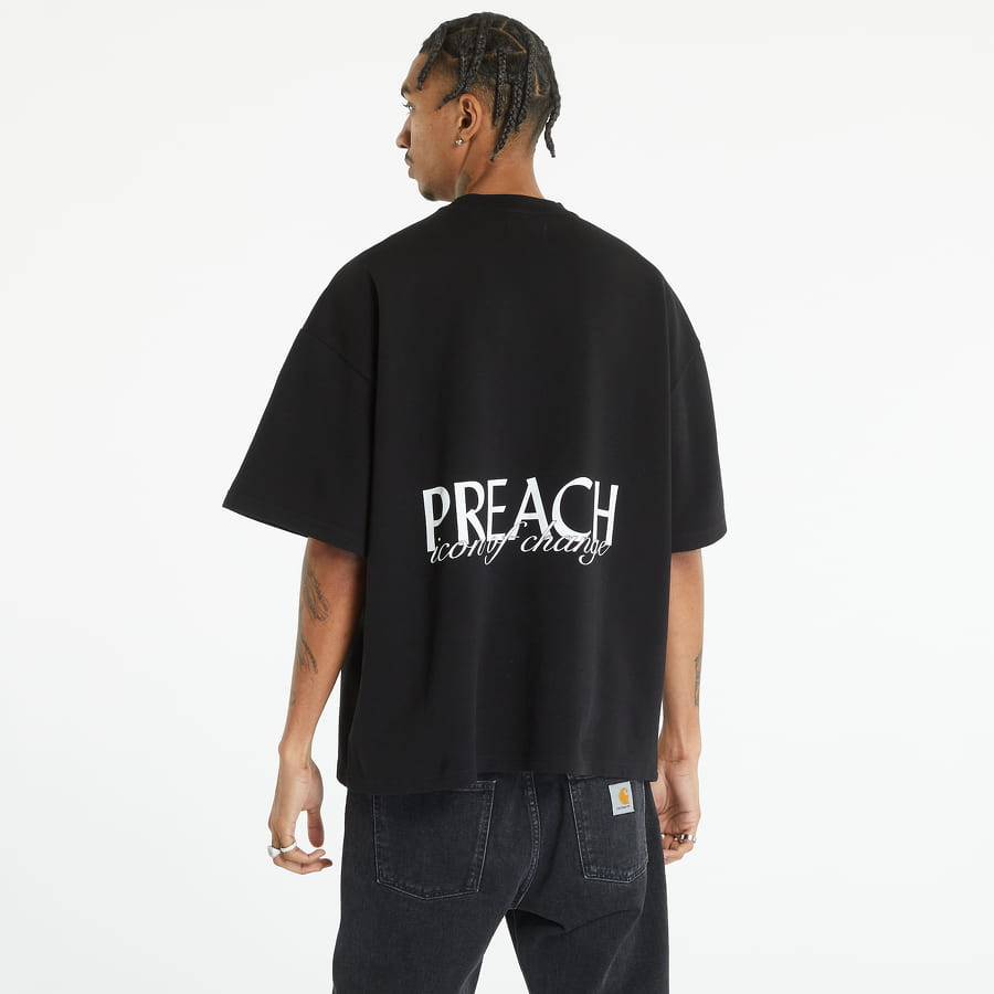 Тениска PREACH Tee Черно | 206312.NOS, 1
