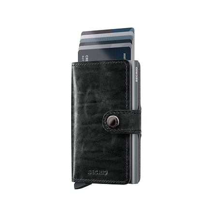 Портфейл Secrid Miniwallet - Dutch Martin - Grey Черно | MDM-Grey, 0