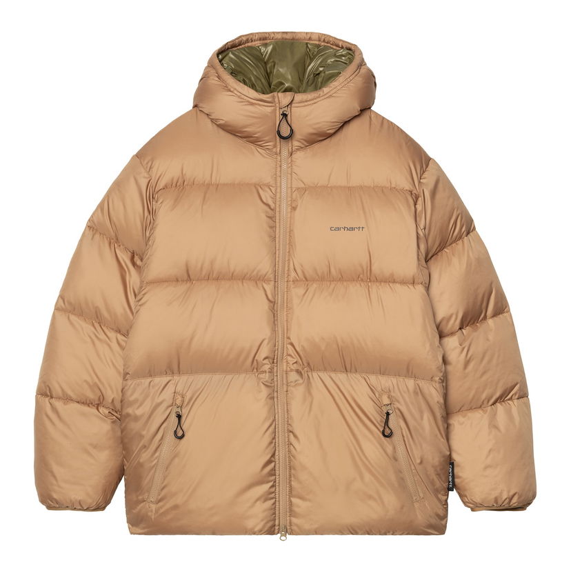 Пухо яке Carhartt WIP Hooded Puffer Jacket Кафяво | I033920_9