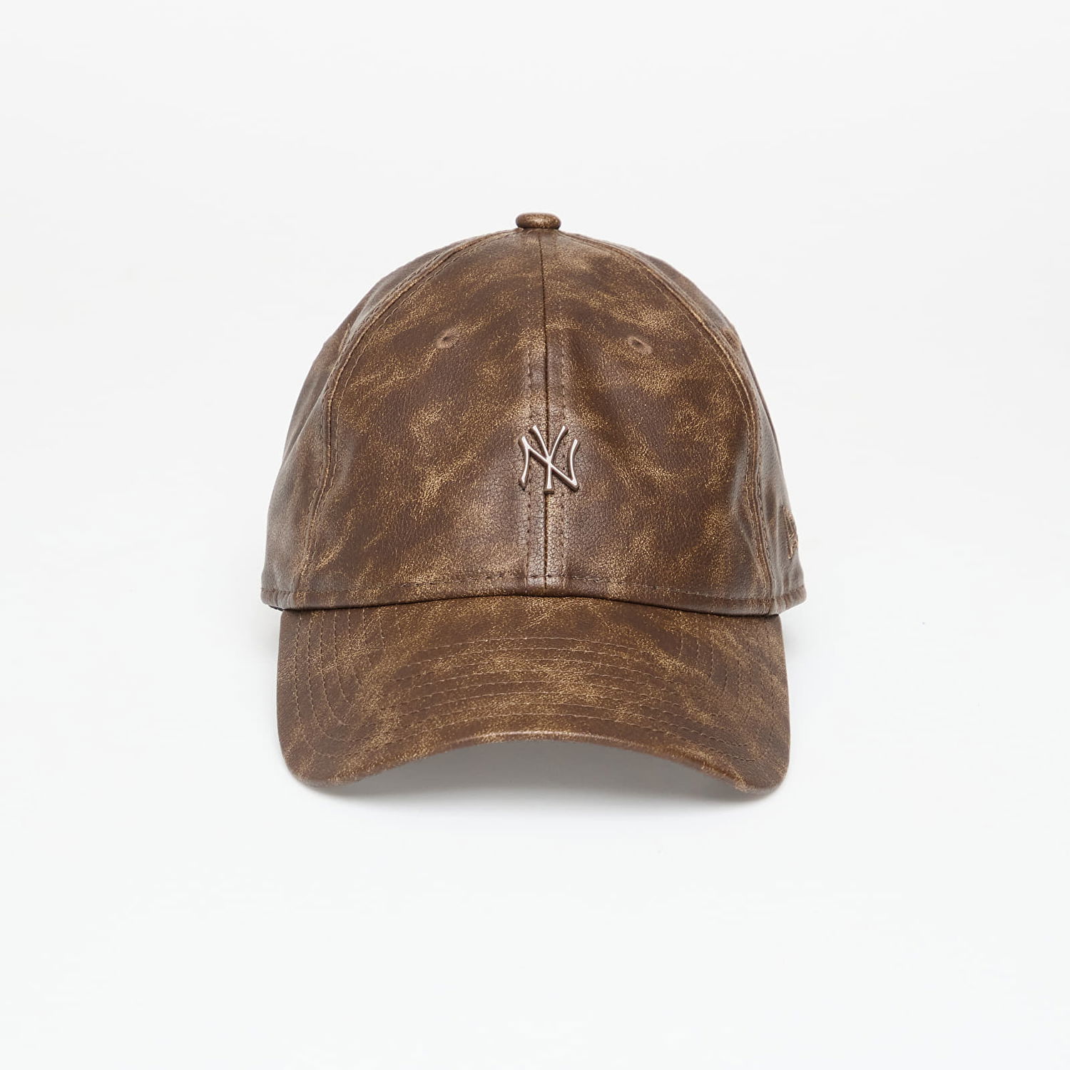 Шапка с козирка New Era New York Yankees MLB Worn PU 9TWENTY Adjustable Cap Кафяво | 60758952, 0