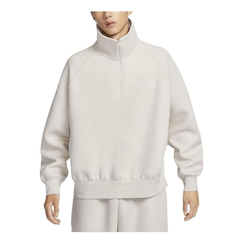 Суитчър Nike Tech Futura Quarter-Zip Sweatshirt Бежово | FZ7569-104