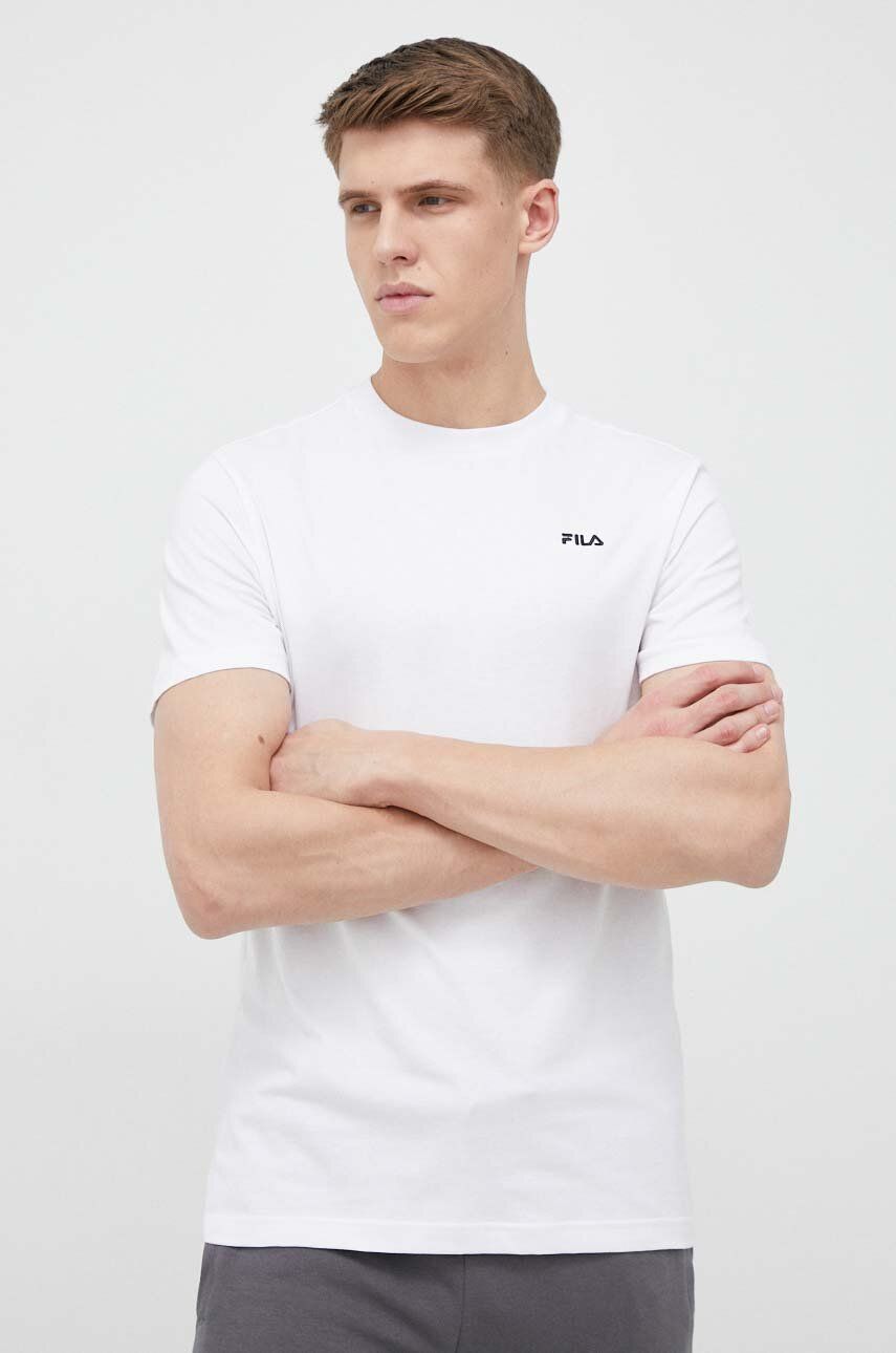 Тениска FILA Cotton T-Shirt Бяло | FAM0340, 0