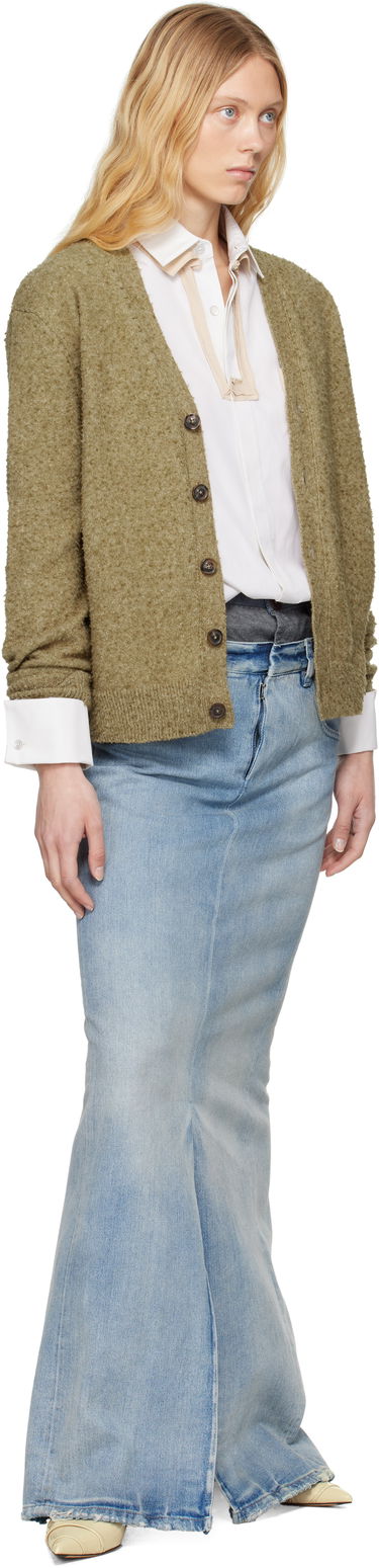 Пола Maison Margiela Maison Margiela Blue 'Anonymity Of The Lining' Denim Maxi Skirt Синьо | S51MI0006 S30383, 3