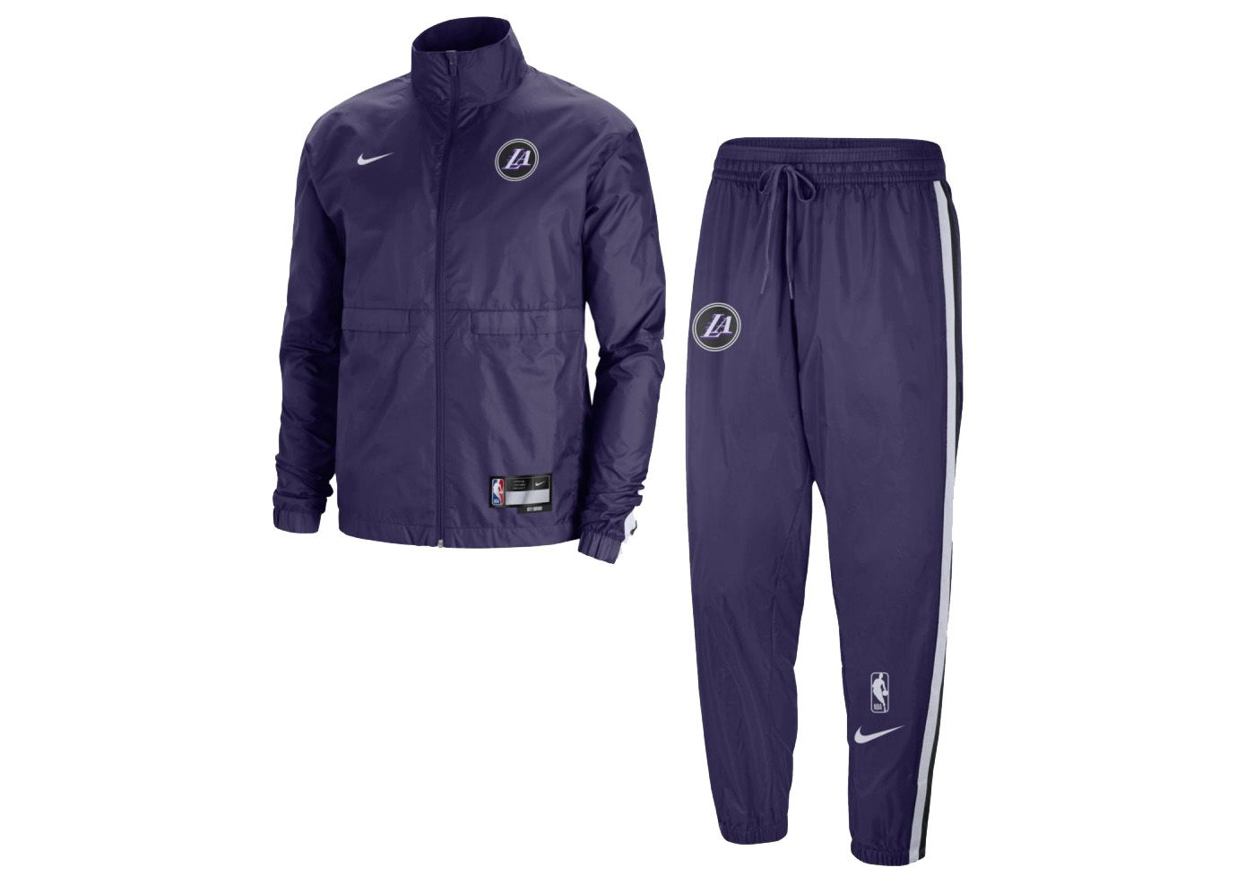 Комплект Nike NBA Los Angeles Lakers Courtside City Edition Tracksuit Midnight Blue Лилаво | DN4722-535, 0