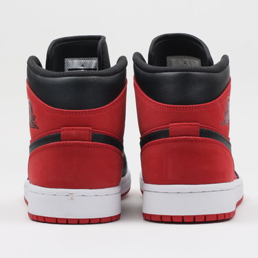 Кецове и обувки Jordan Air Jordan 1 Mid "Reverse Banned" Червено | 554724-610, 3