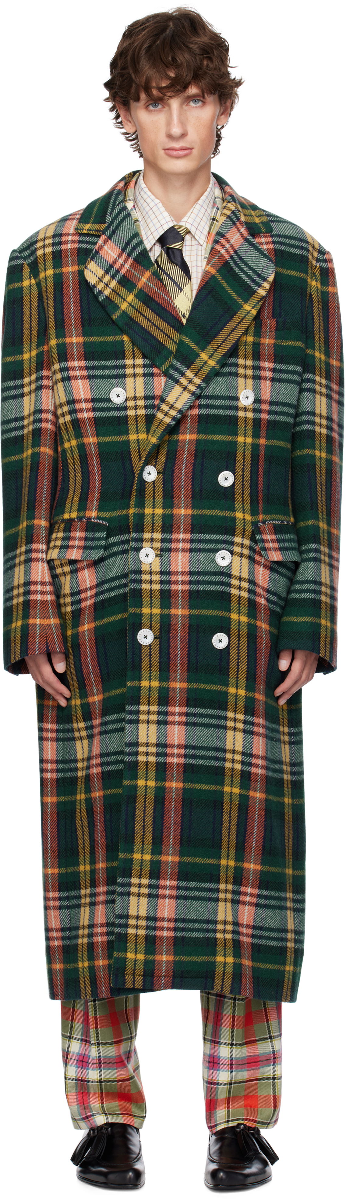 Палта Vivienne Westwood Long Coat Зелено | 2D010008-W00XC-, 0