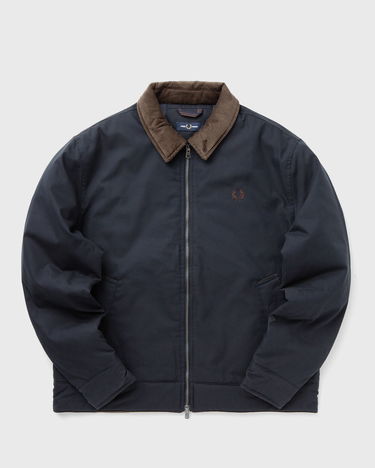 Яке Fred Perry Cotton Caban Jacket with Corduroy Collar Тъмно синьо | J8535-608, 0