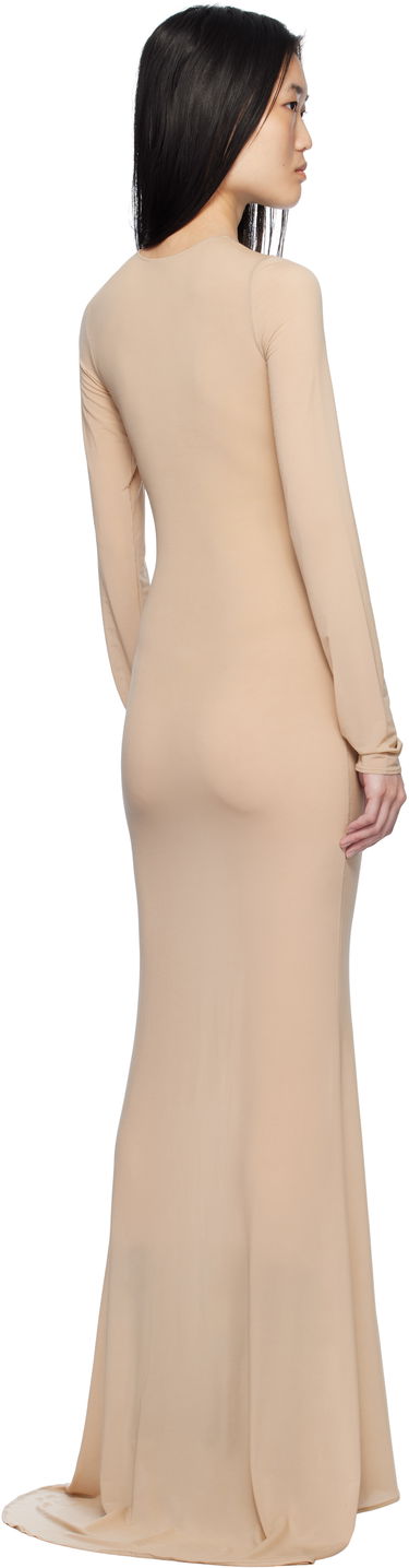 Pокля VETEMENTS Vetements Stocking Styling Maxi Dress Бежово | WA66DR200S, 2