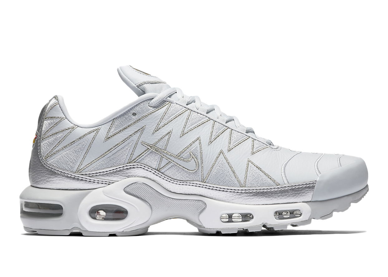 Кецове и обувки Nike Air Max Plus Zig Zag Pure Platinum Бяло | AJ6301-001, 0