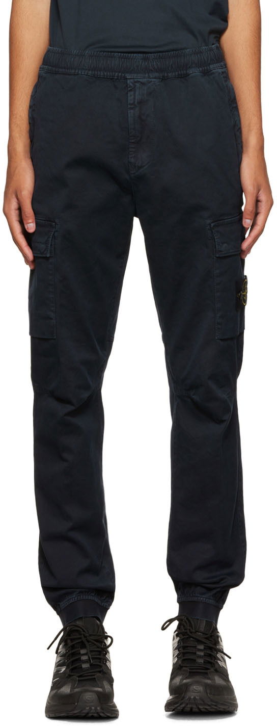 Карго панталони Stone Island Patch Cargo Черно | 7715313L1, 0