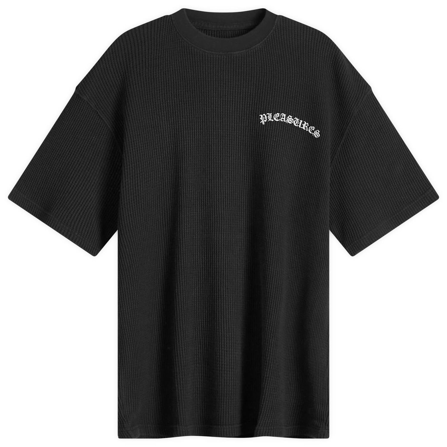 Тениска Pleasures Neural Waffle T-Shirt Черно | P24F048-BLK, 0