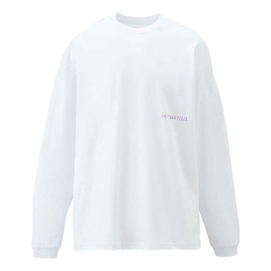 Тениска Onitsuka Tiger Graphic Long Sleeve T-Shirt Бяло | 2183B163-100, 0