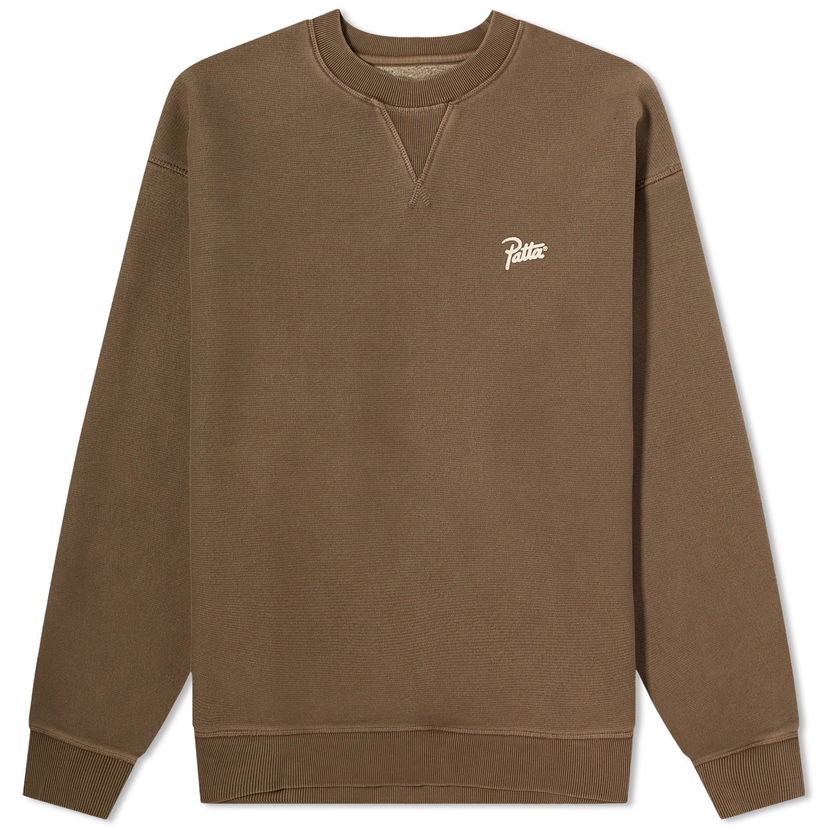 Суитчър Patta Basic Washed Sweatshirt Кафяво | POC-SS24-315-0208-063