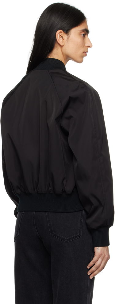 Яке бомбър AMI Twill Bomber Jacket Черно | FJK012.PA0007, 2