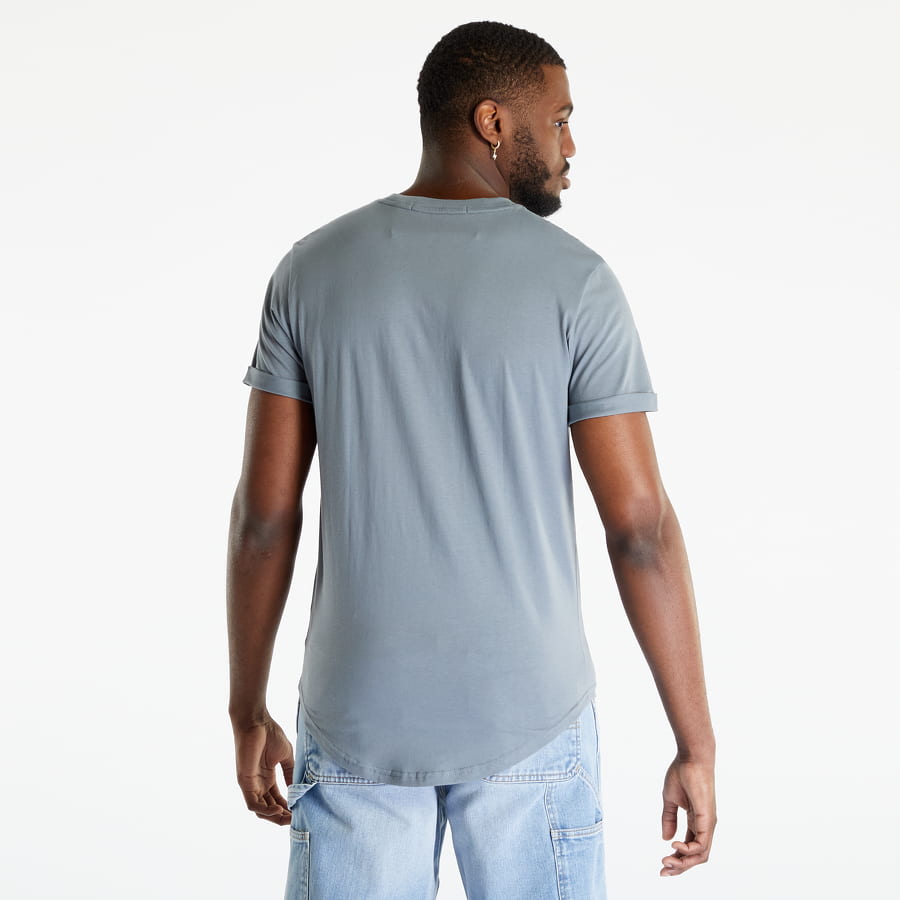 Тениска CALVIN KLEIN Badge Turn Up Sleeve Сиво | J30J315319 PN6, 1