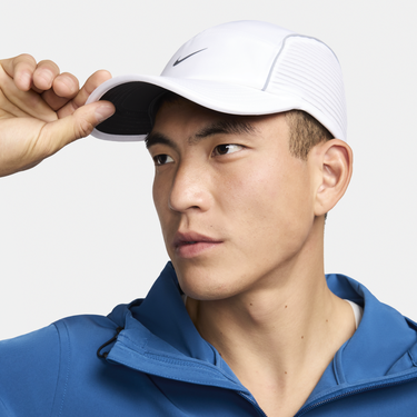 Шапка с козирка Nike Dri-FIT ADV Fly AeroBill AeroAdapt Бяло | FJ0736-100, 3