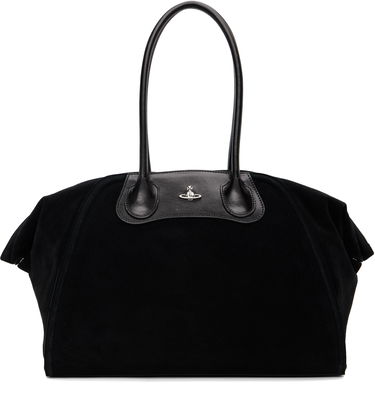 Голяма пазарска чанта Vivienne Westwood Shirley Holdall Tote Черно | 4701000FW-L007E-, 0