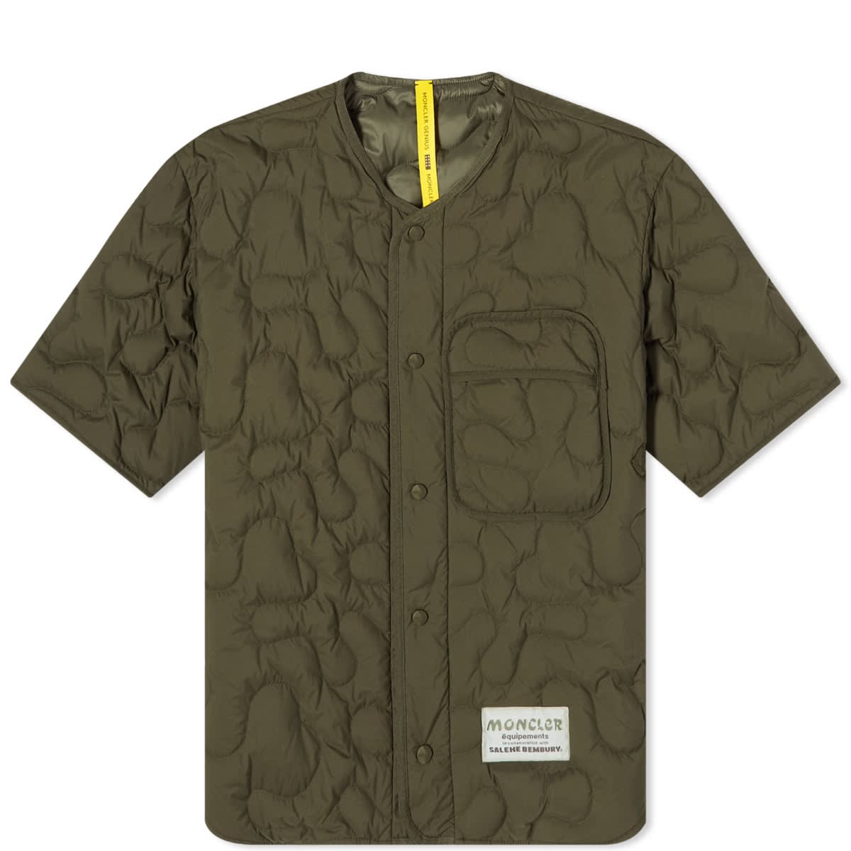 Риза Moncler Genius x Salehe Bembury Padded Shirt Dark Green Зелено | 2F000-M3224-02-83C, 0