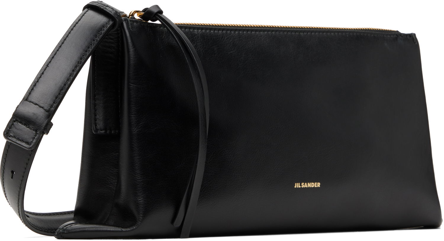 Чанта през рамо Jil Sander Jil Sander Empire Small Leather Shoulder Bag Черно | J07WD0051_P6569, 1