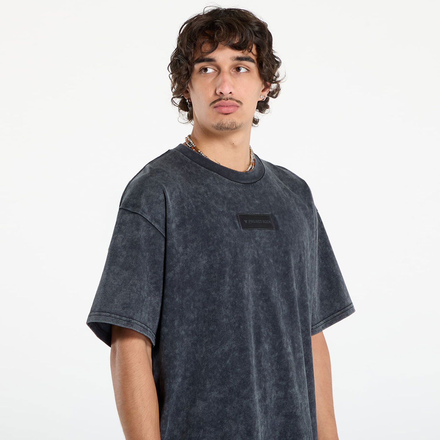 Тениска Under Armour Project Rock Hwt OS Tee Черно | 6006763-001, 1
