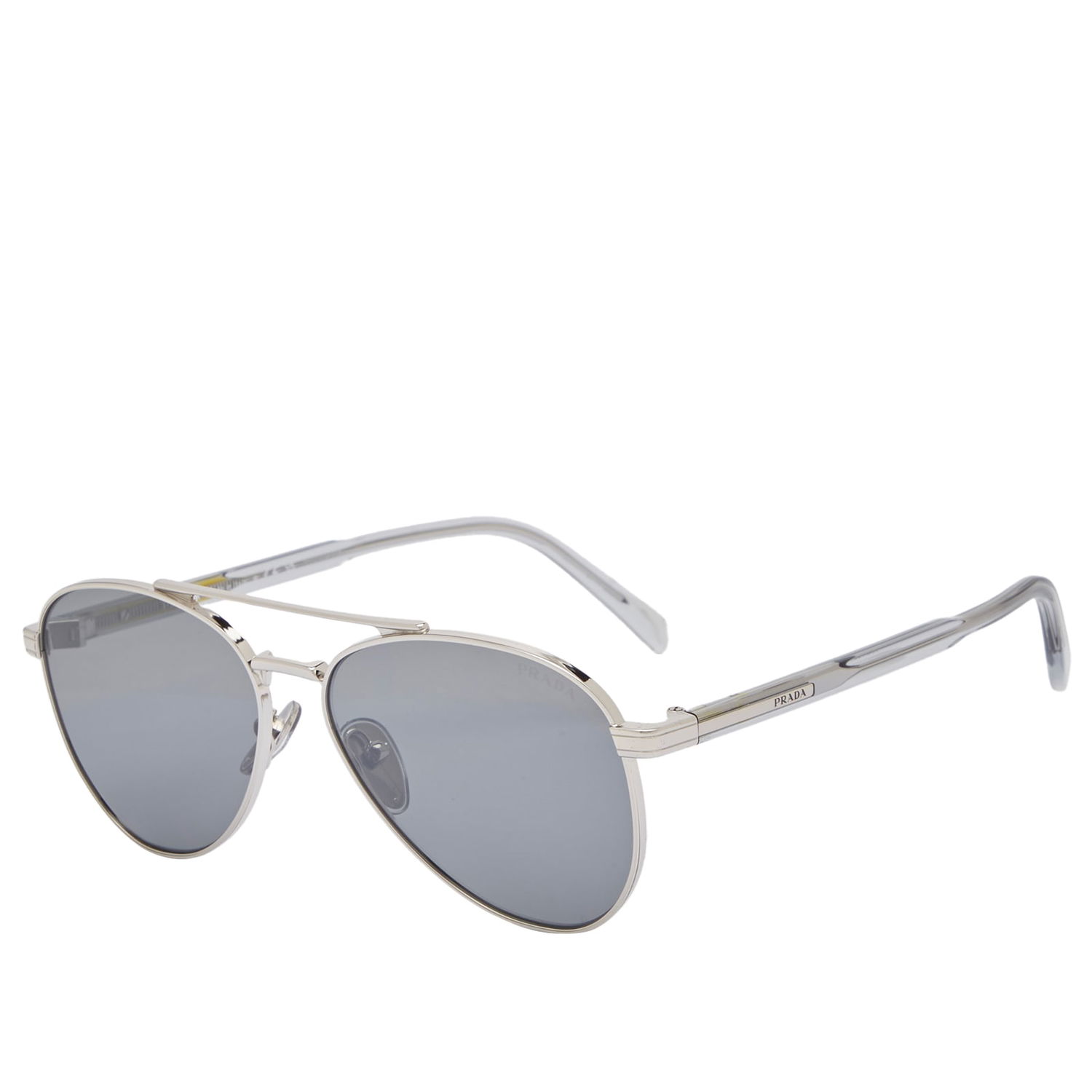 Слънчеви очила Prada Silver & Dark Grey A58S Sunglasses Металик | 0PR-A58S-58-1BC175, 1