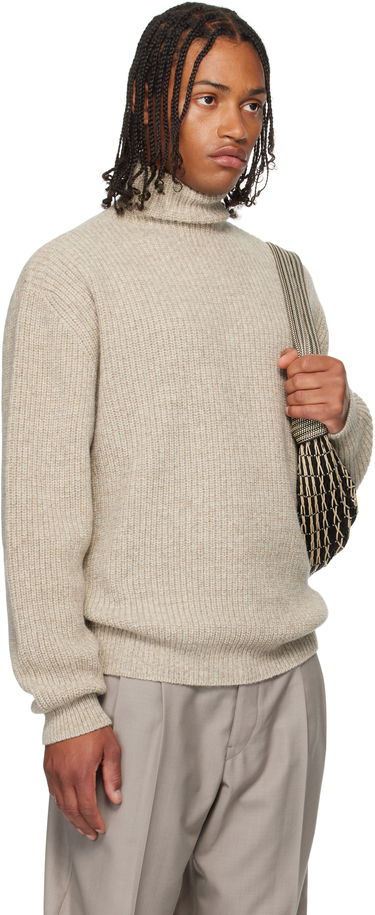 Пуловер LEMAIRE LEMAIRE High Neck Sweater Бежово | TO1427 LK1029, 1