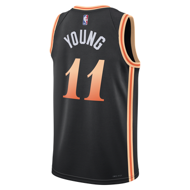Фланелка Nike Dri-FIT NBA Trae Young Atlanta Hawks City Edition 2022 Swingman Jersey Черно | DO9584-010, 3