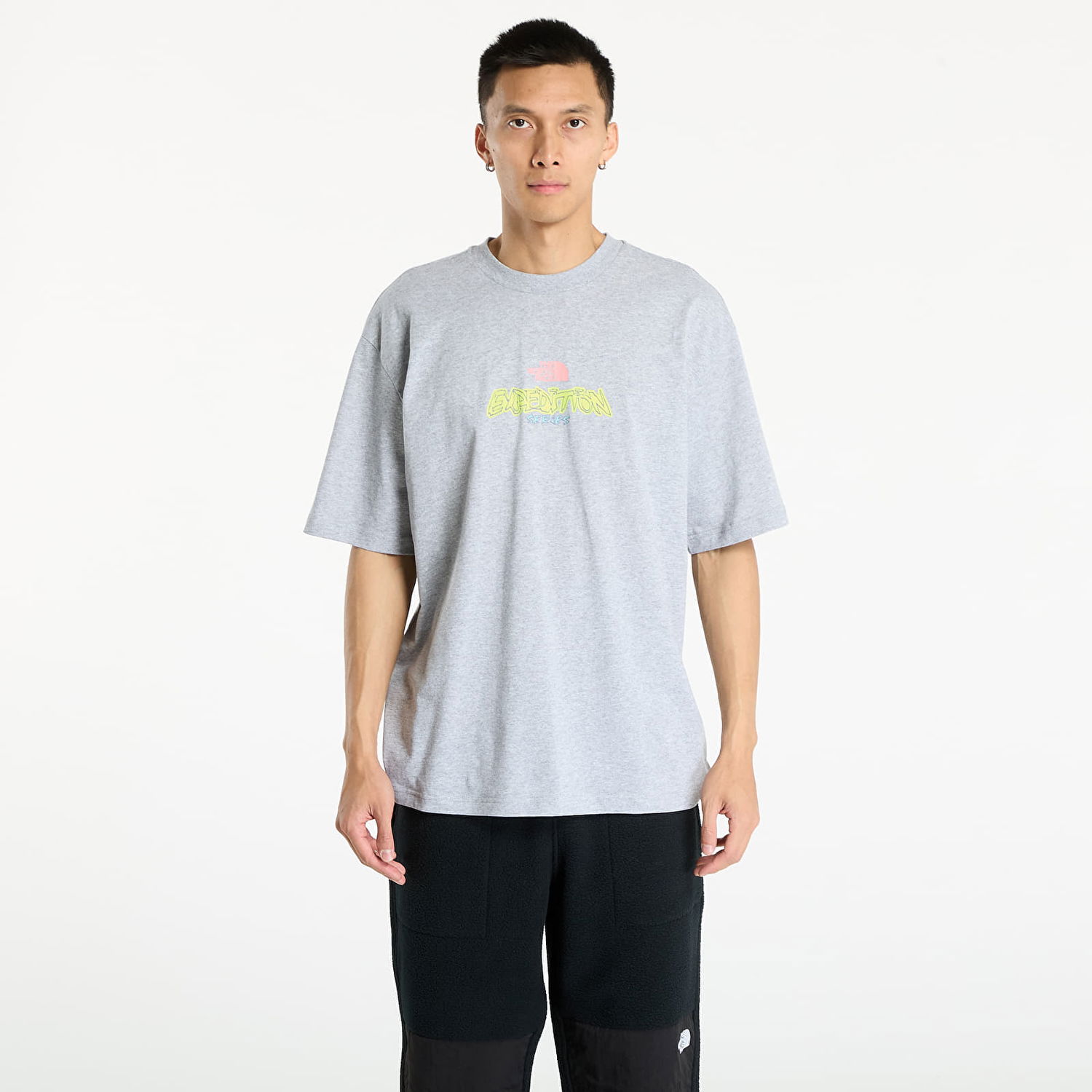 Тениска The North Face The North Face Expedition Celebration Oversized Short Sleeve T-Shirt Сиво | NF0A8E3CDYX1, 0