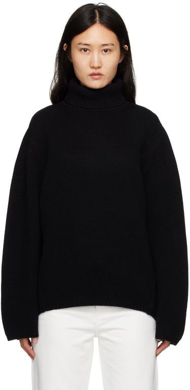 Пуловер TOTEME TOTEME Heavyweight Turtleneck Sweater Черно | 211-561-754, 0