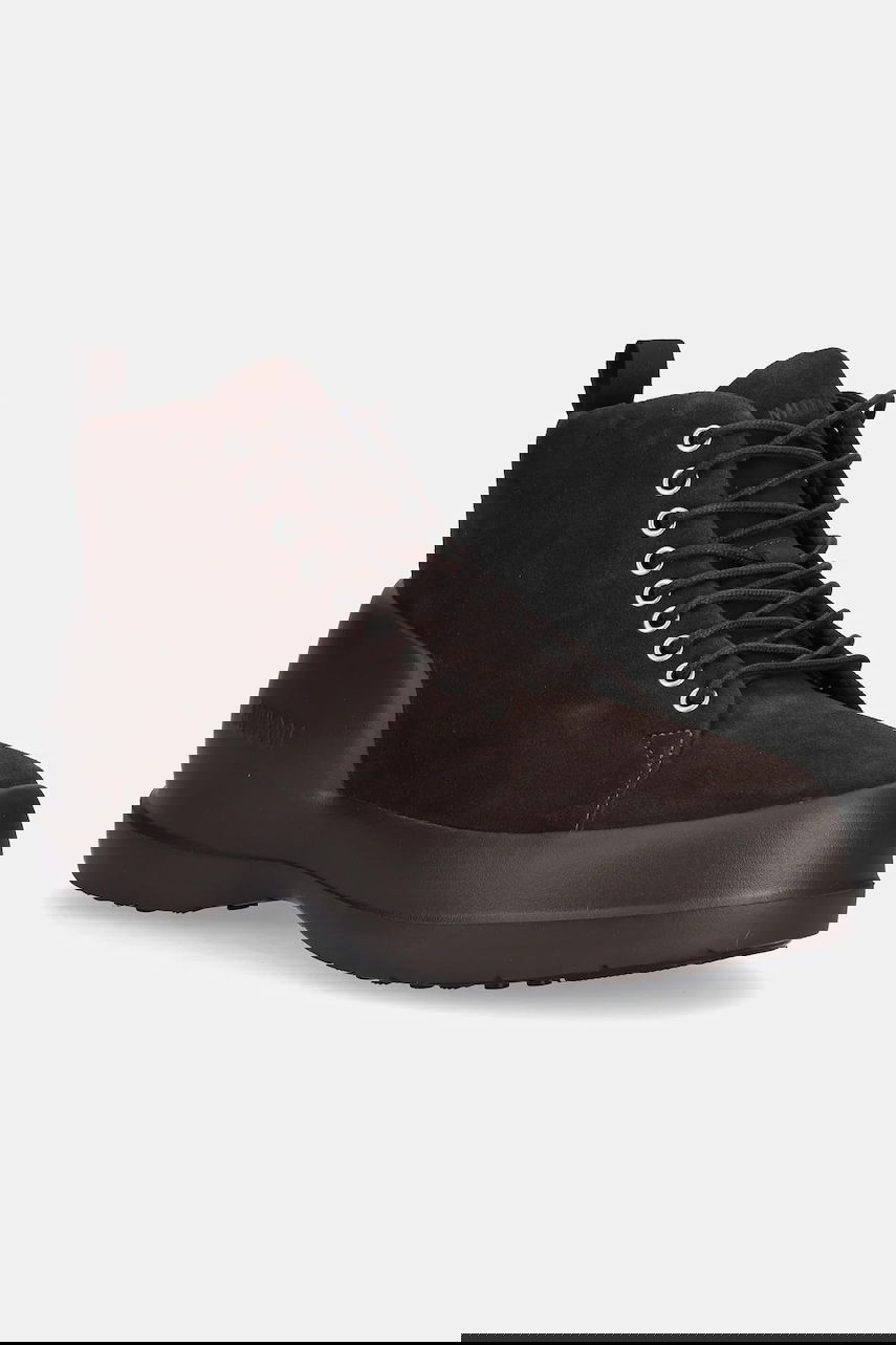 Кецове и обувки Moon Boot MEZZALUNA LACE UP MID SUEDE Boots Кафяво | 80D2500030.M010, 0
