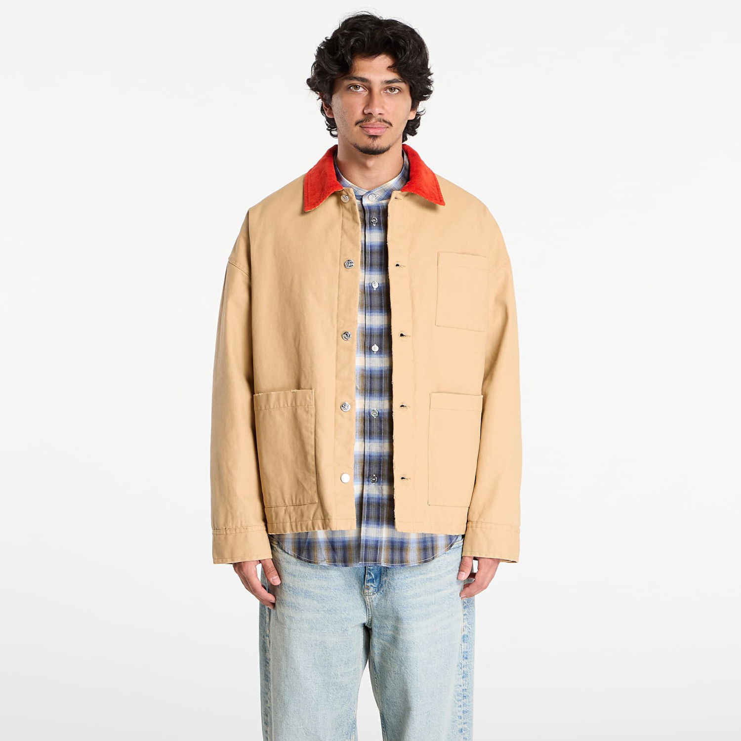 Яке A.P.C. A.P.C. x Marc Jacobs Lined Jacket With Contrast Collar Бежово | COHKM-M32012 CAB, 0