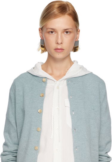 Обеци Acne Studios Notepad Ribbed Rectangular Drop Earrings Многоцветен | C50480-, 2