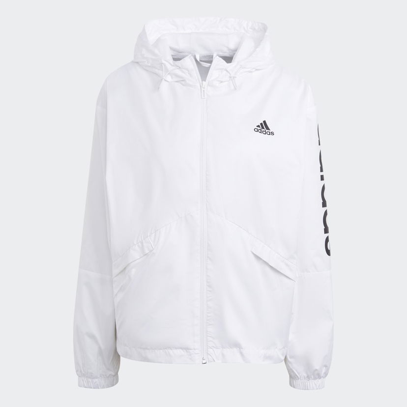 Ветровка adidas Performance Essentials Oversize Logo Windbreaker Бяло | GL0647