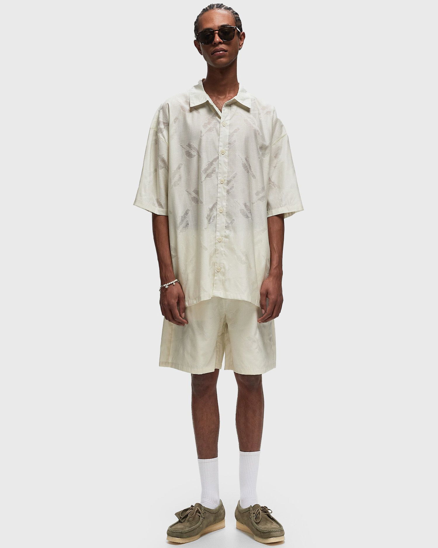Риза DAILY PAPER Salim Relaxed Shirt Бяло | 2413001, 1