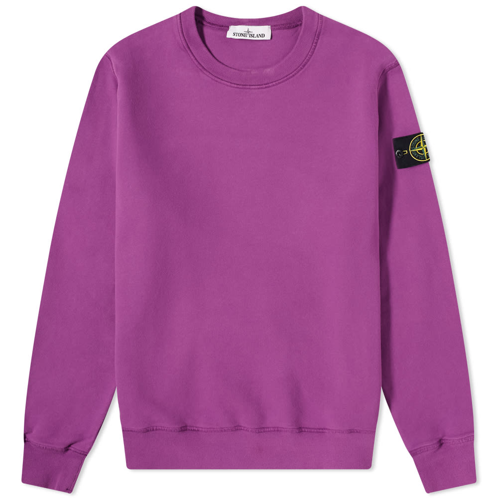 Пуловер Stone Island Garment Dyed Crewneck Лилаво | 751563020-V0045, 0