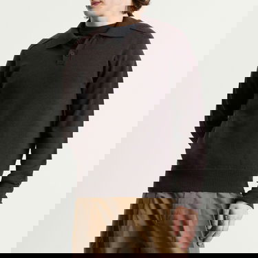 Пуловер Studio Nicholson Polo Knit Кафяво | SARKSNM-1384-WAL, 2
